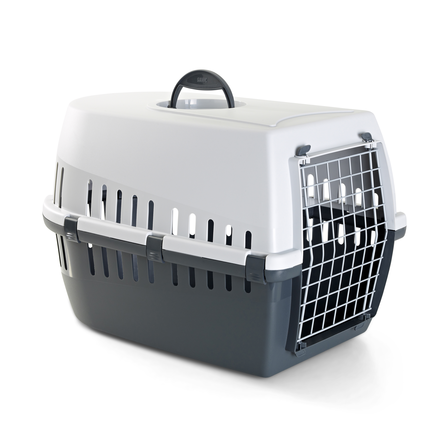 Savic Trotter 2 Пластиковая переноска для небольших животных, серая – интернет-магазин Ле’Муррр