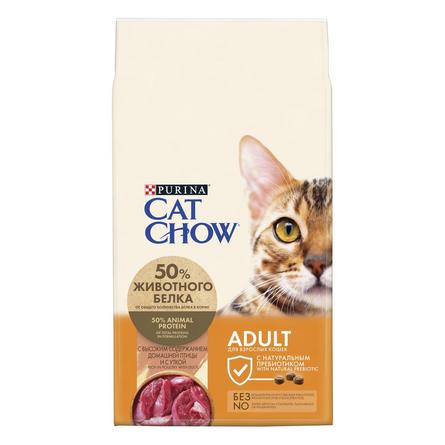 Cat Chow Adult Сухой корм для взрослых кошек (с уткой) – интернет-магазин Ле’Муррр